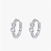 Earrings Gaurosa Woman Fantasy in Silver Zirconia EH77 - EH77